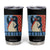 Funny Penguin Resist Graphic Tumbler Cup Resist Protest Against Tariffs TS02 Black Print Your Wear