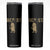 Funny Penguin Resist Skinny Tumbler Against Tariffs Activism Vintage TS02 Black Print Your Wear