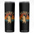 Funny Penguin Resist Skinny Tumbler Against Tariffs Retro Vintage TS02 Black Print Your Wear