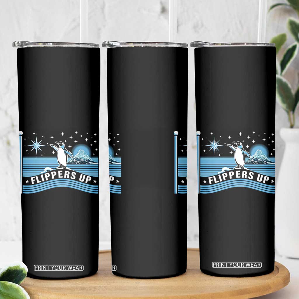 Funny Penguin Resist Skinny Tumbler Heard Island Flippers Up I Stand With Penguins TS02 Print Your Wear