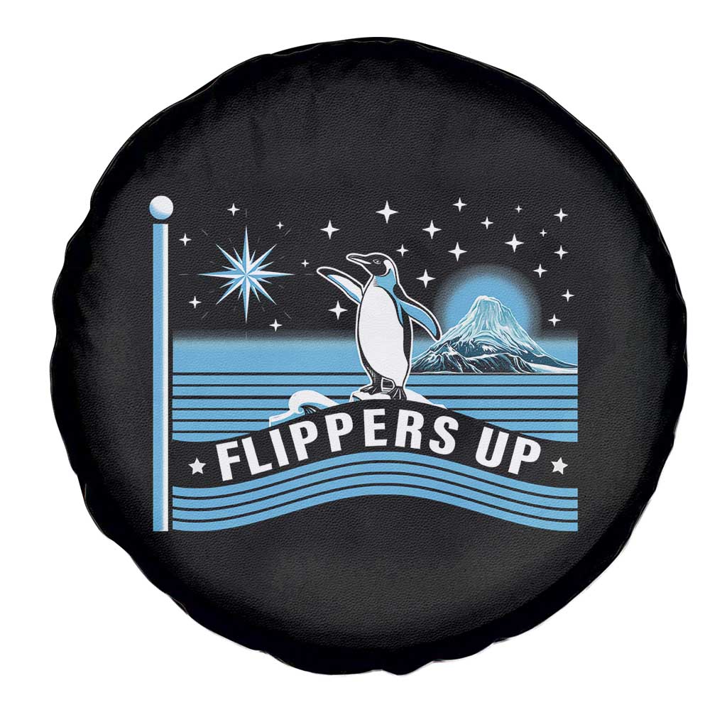 Funny Penguin Resist Spare Tire Cover Heard Island Flippers Up I Stand With Penguins TS02 Print Your Wear