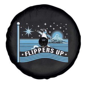 Funny Penguin Resist Spare Tire Cover Heard Island Flippers Up I Stand With Penguins TS02 Print Your Wear