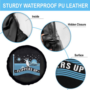Funny Penguin Resist Spare Tire Cover Heard Island Flippers Up I Stand With Penguins TS02 Print Your Wear