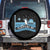 Funny Penguin Resist Spare Tire Cover Heard Island Flippers Up I Stand With Penguins TS02 No hole Black Print Your Wear
