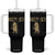 Funny Penguin Resist Tumbler With Handle Against Tariffs Activism Vintage TS02 One Size: 40 oz Black Print Your Wear