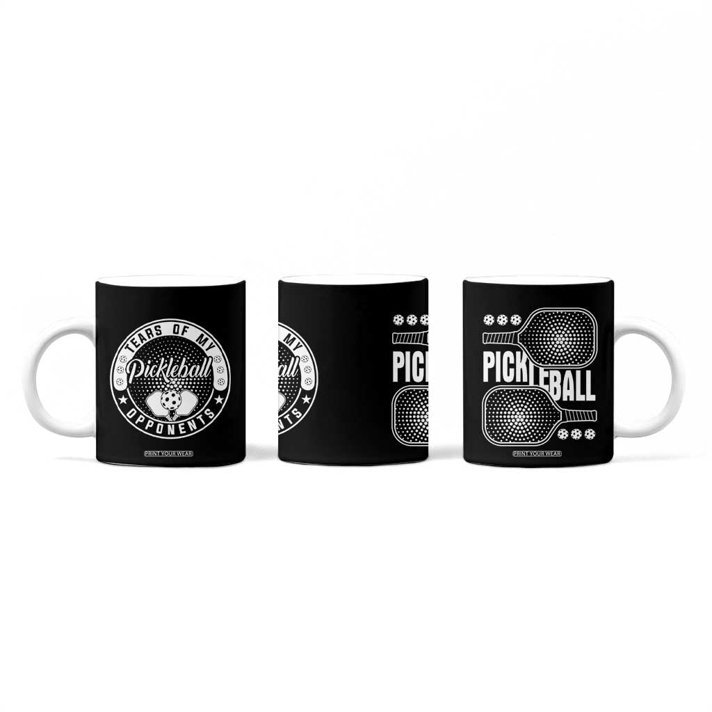 Funny Pickleball Player Coffee Mug Tears of My Pickleball Opponents TB09 Print Your Wear