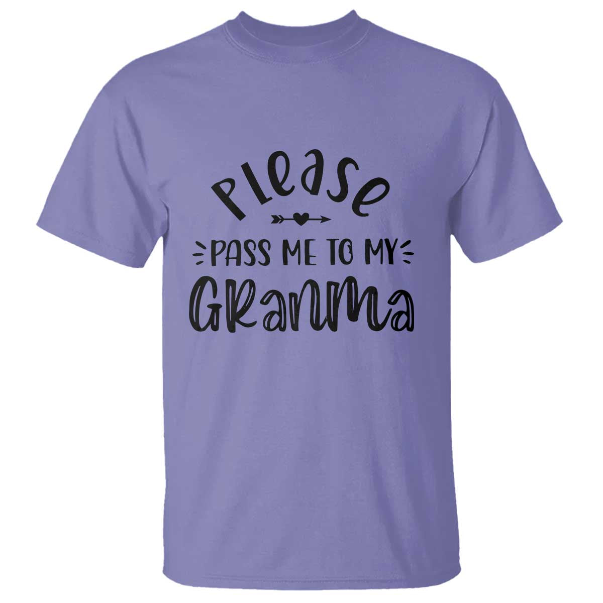 Funny Please Pass Me To My Grandma T Shirt Soon To Be Grandma TS11 Violet Print Your Wear