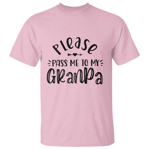 Funny Please Pass Me To My Grandpa T Shirt Soon To Be Grandpa TS11 Light Pink Print Your Wear
