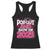 Funny Pop Out And Show Em 2025 Racerback Tank Top Pink Senior Class Of 2025 Graduation TS11 Black Print Your Wear