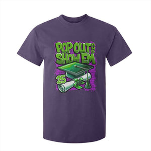 Funny Pop Out And Show Em 2025 T Shirt For Kid Senior 2025 Graduation TS11 Purple Print Your Wear