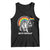 Funny Pride LGBT Racoon Tank Top I Don't Know Where I'm Going But I'm Gay Rainbow TS11 Black Print Your Wear
