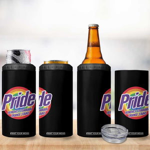 Funny Pride Removes Stubborn Orange Stains 4 in 1 Can Cooler Tumbler LGBTQ Pride Month TS11 Print Your Wear