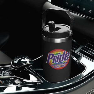 Funny Pride Removes Stubborn Orange Stains Flip Straw Tumbler LGBTQ Pride Month TS11 Print Your Wear