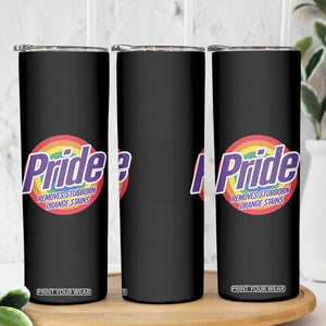 Funny Pride Removes Stubborn Orange Stains Skinny Tumbler LGBTQ Pride Month TS11 Print Your Wear