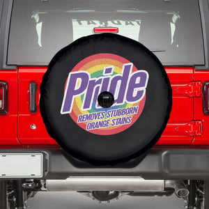 Funny Pride Removes Stubborn Orange Stains Spare Tire Cover LGBTQ Pride Month TS11 Black Print Your Wear