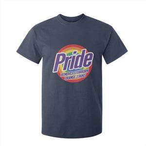 Funny Pride Removes Stubborn Orange Stains T Shirt For Kid LGBTQ Pride Month TS11 Navy Print Your Wear