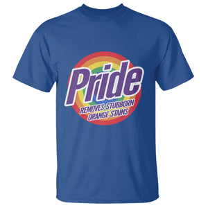 Funny Pride Removes Stubborn Orange Stains T Shirt LGBTQ Pride Month TS11 Royal Blue Print Your Wear