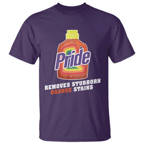 Funny Pride Removes Stubborn Orange Stains T Shirt Pride Month LGBTQ TS11 Purple Print Your Wear