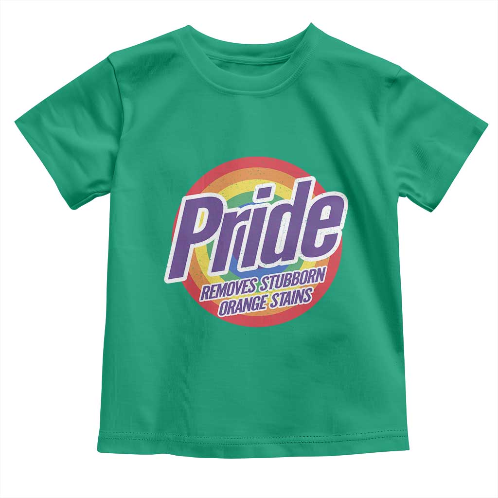 Funny Pride Removes Stubborn Orange Stains Toddler T Shirt LGBTQ Pride Month TS11 Irish Green Print Your Wear