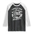 Funny Promoted From Dog Dad To Human Dad Raglan Shirt New Father Paw Father's Day TS11 Black White Print Your Wear