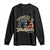Funny Promoted To Grandfather 2025 Long Sleeve Shirt Newborn Vintage American Flag TS11 Black Print Your Wear