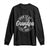 Funny Promoted To Grandpa 2025 Long Sleeve Shirt Newborn Vintage American Flag Baby Footprint TS11 Black Print Your Wear