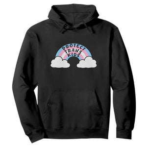 Funny Protect Trans Kids Hoodie LGBT Pride Rainbow TS11 Black Print Your Wear