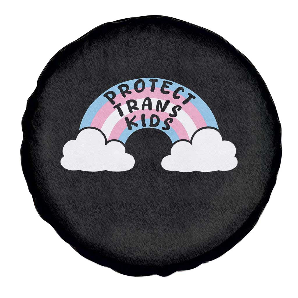 Funny Protect Trans Kids Spare Tire Cover LGBT Pride Rainbow TS11 Print Your Wear