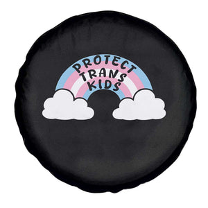 Funny Protect Trans Kids Spare Tire Cover LGBT Pride Rainbow TS11 Print Your Wear