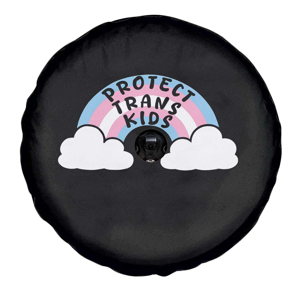Funny Protect Trans Kids Spare Tire Cover LGBT Pride Rainbow TS11 Print Your Wear