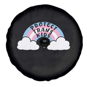 Funny Protect Trans Kids Spare Tire Cover LGBT Pride Rainbow TS11 Print Your Wear