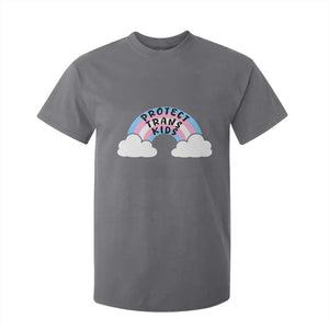 Funny Protect Trans Kids T Shirt For Kid LGBT Pride Rainbow TS11 Charcoal Print Your Wear