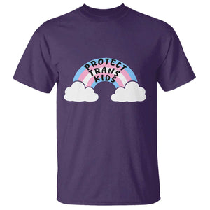 Funny Protect Trans Kids T Shirt LGBT Pride Rainbow TS11 Purple Print Your Wear