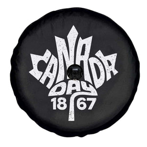 Funny Proud Canadian Canada Day 1867 Spare Tire Cover Vintage Maple Leaf TS11 Print Your Wear
