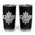 Funny Proud Canadian Canada Day 1867 Tumbler Cup Vintage Maple Leaf TS11 Black Print Your Wear