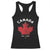 Funny Proud Canadian Canada EST 1867 Racerback Tank Top Vintage Maple Leaf TS11 Black Print Your Wear