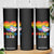 Funny Proud Dad LGBTQ Skinny Tumbler LGBT Transgender Flag Heart Fathers Day TS11 Print Your Wear