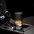 Funny Proud Dad LGBTQ Skinny Tumbler LGBT Transgender Flag Heart Fathers Day TS11 Print Your Wear