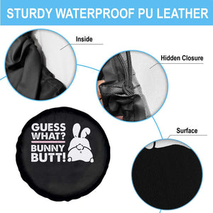 Funny Rabbit Guess What Bunny Butt Spare Tire Cover TS11 Print Your Wear