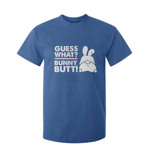 Funny Rabbit Guess What Bunny Butt T Shirt For Kid TS11 Royal Blue Print Your Wear