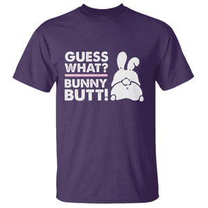 Funny Rabbit Guess What Bunny Butt T Shirt TS11 Purple Print Your Wear