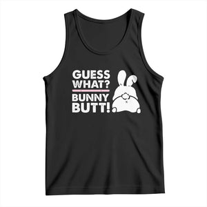 Funny Rabbit Guess What Bunny Butt Tank Top TS11 Black Print Your Wear