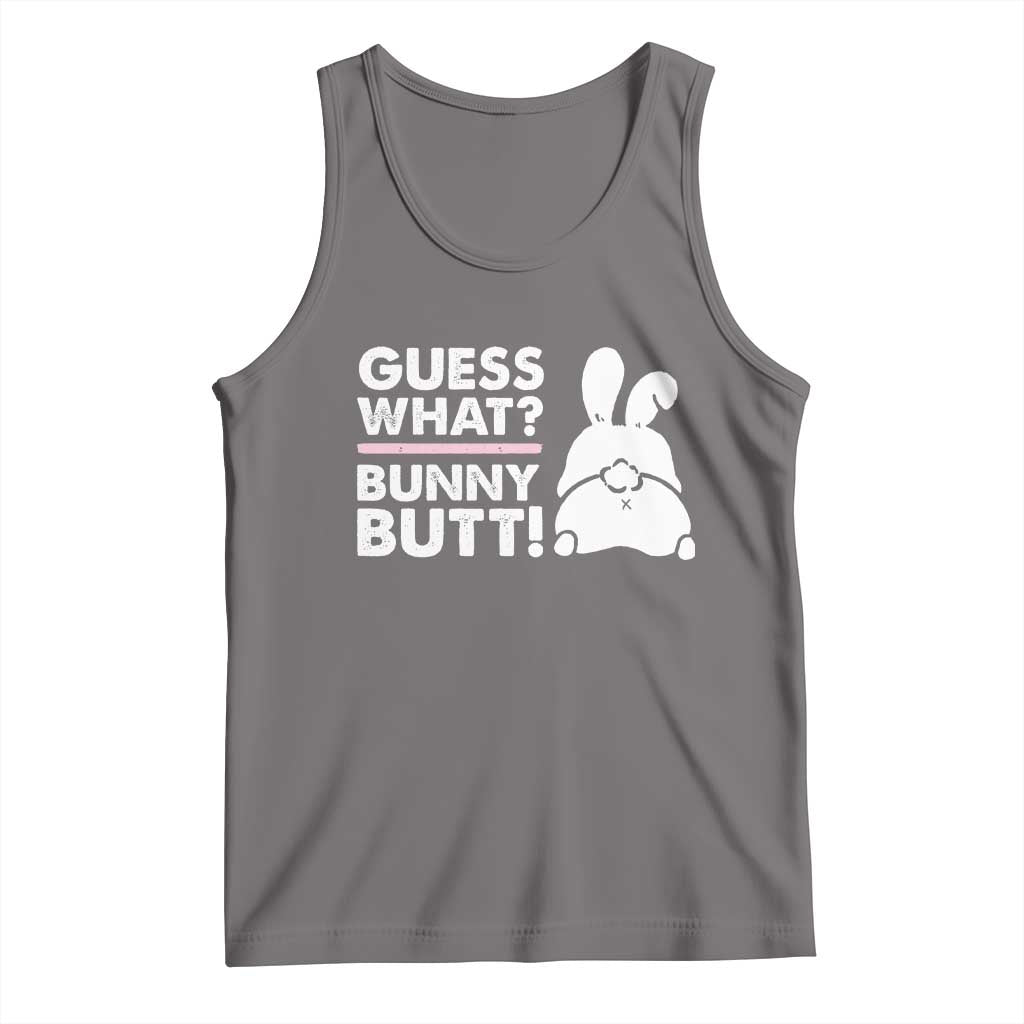Funny Rabbit Guess What Bunny Butt Tank Top TS11 Deep Heather Print Your Wear