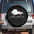 Funny Rabbit I Don't Carrot All Spare Tire Cover Lazy Bunny Easter Day TS11 No hole Black Print Your Wear