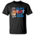 Funny Raccoon 4th of July T Shirt Red White and Feral Patriotic TS10 Black Print Your Wear