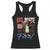 Funny Raccoon July 4th Racerback Tank Top Red White and Feral Patriotic Trash Panda TS10 Black Print Your Wear