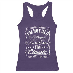 Funny Racing Formula Car I Am Not Old I Am Classic Racerback Tank Top Fathers Day TS11 Purple Print Your Wear