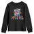 Funny Racoon Pride Youth Sweatshirt Wake Up Sluts It Is Time To Sin LGBTQ Rainbow Flag TS10 Black Print Your Wear