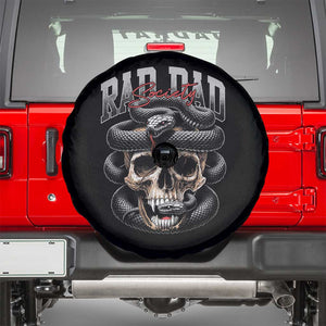 Funny Rad Dad Society Spare Tire Cover Dad Life Skull Snake Fathers Day TS11 Black Print Your Wear