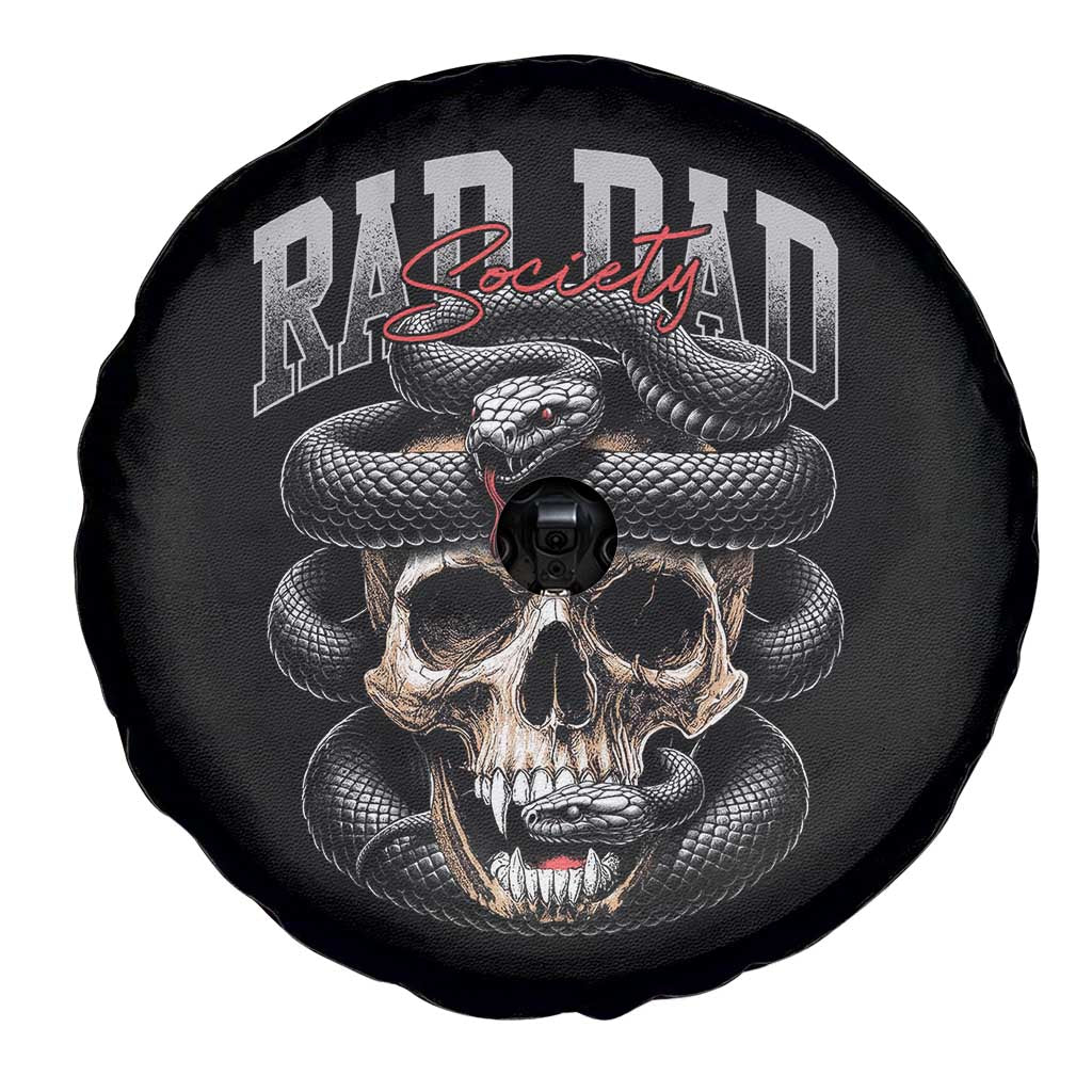 Funny Rad Dad Society Spare Tire Cover Dad Life Skull Snake Fathers Day TS11 Print Your Wear